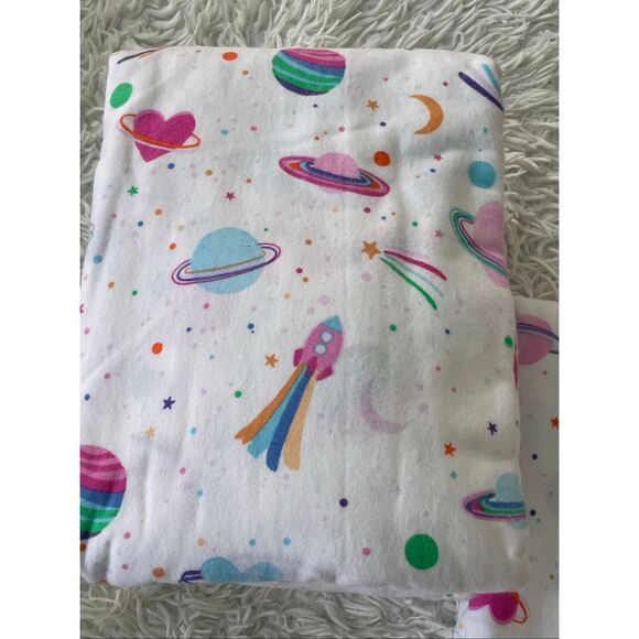 Pottery Barn Teen Galaxy Heart Flannel Sheet Set – Queen